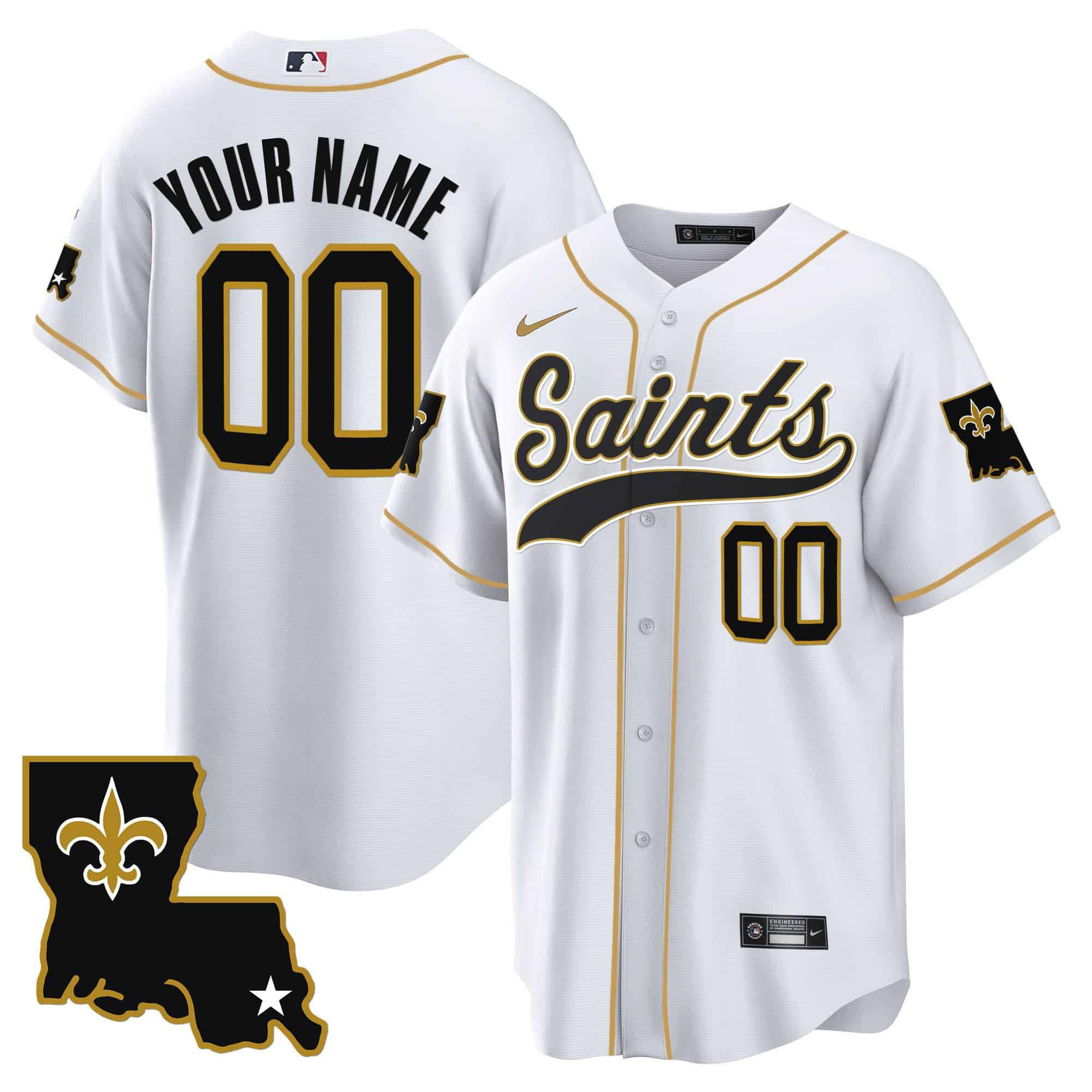 Men New Orleans Saints White 2024 Nike 1987 Legacy Cool Base Custom NFL Jersey->customized nfl jersey->Custom Jersey
